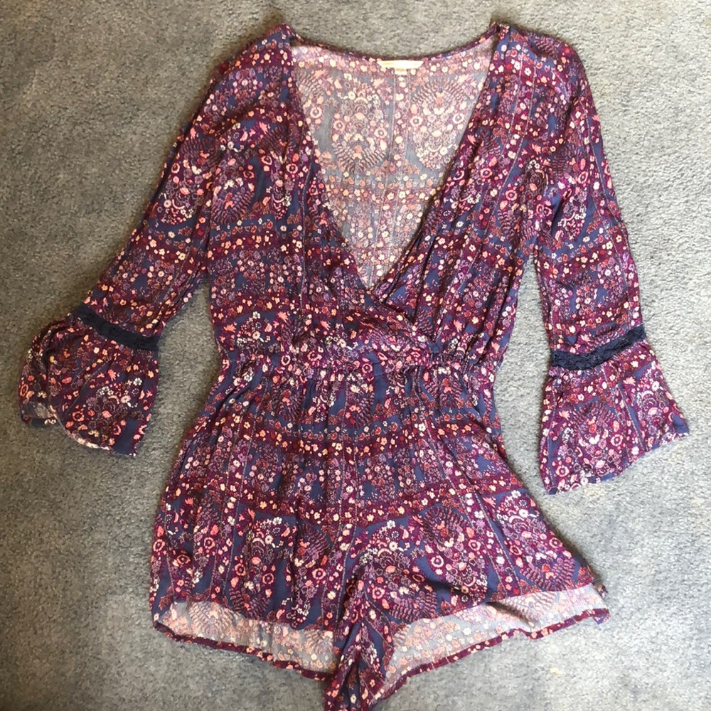 Long sleeve romper